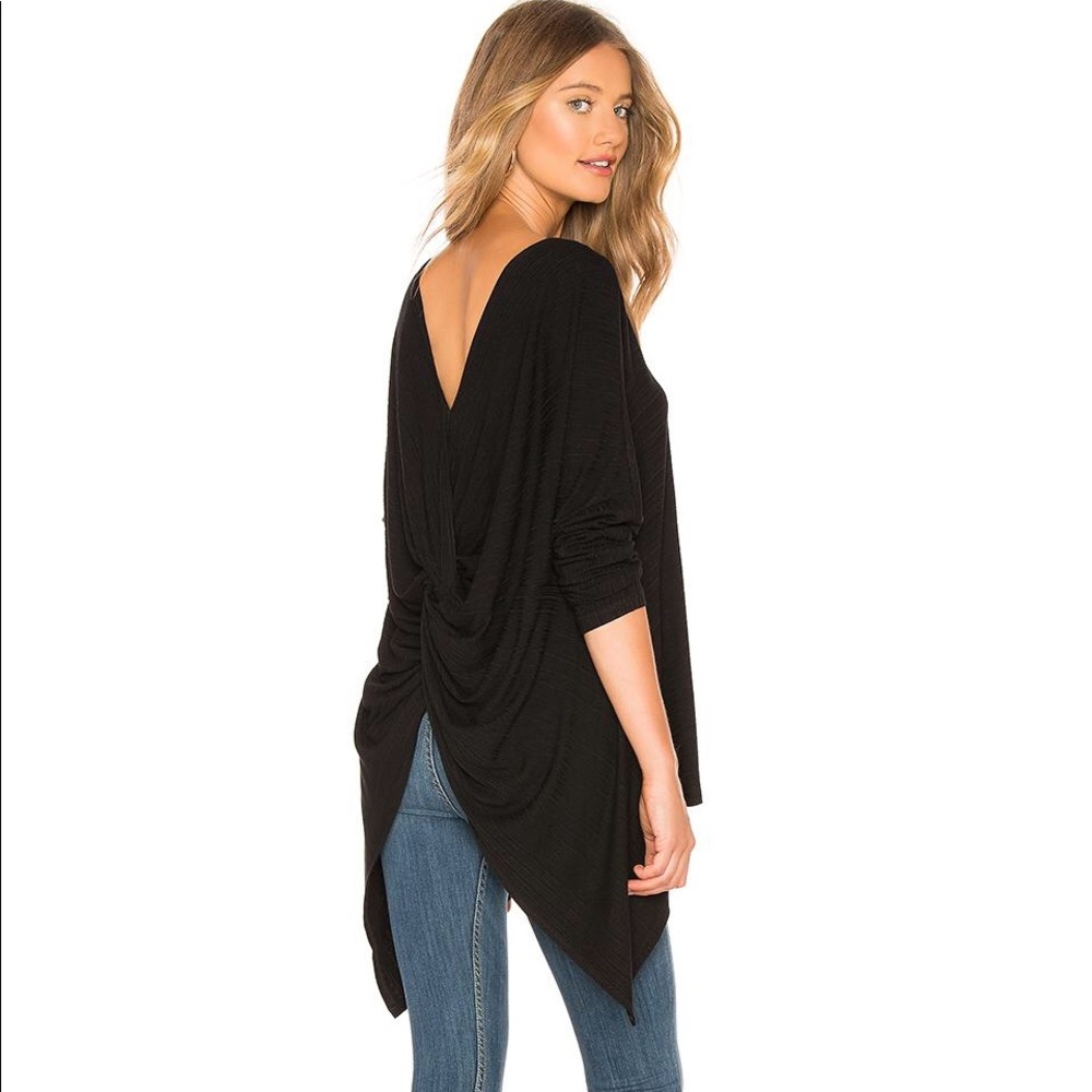 *NWT* 1. STATE KNOT BACK RIB KNIT TOP